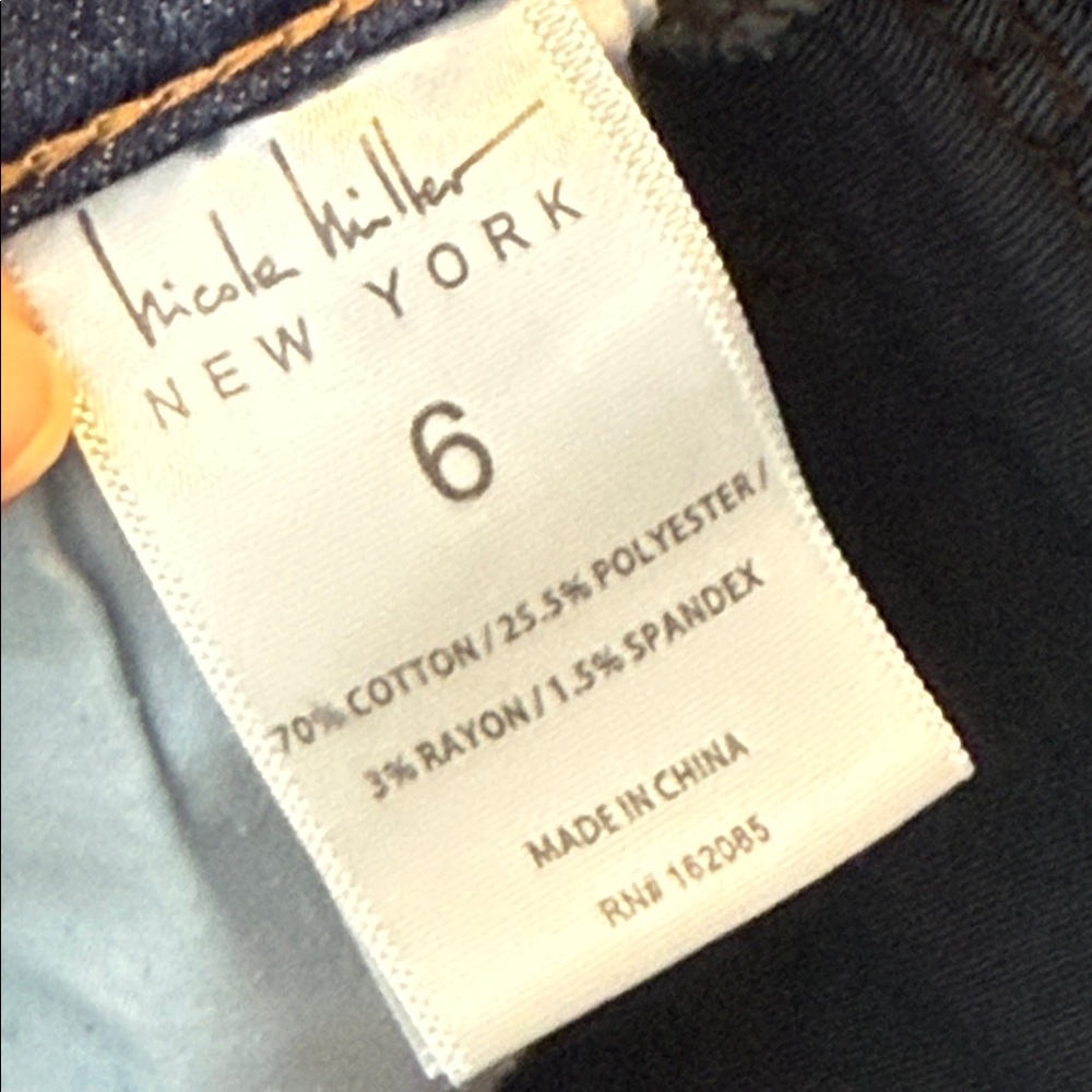 Nicole Miller Women's Soho High Rise Skinny Crop Jeans Size 6 - Picture 7 of 7